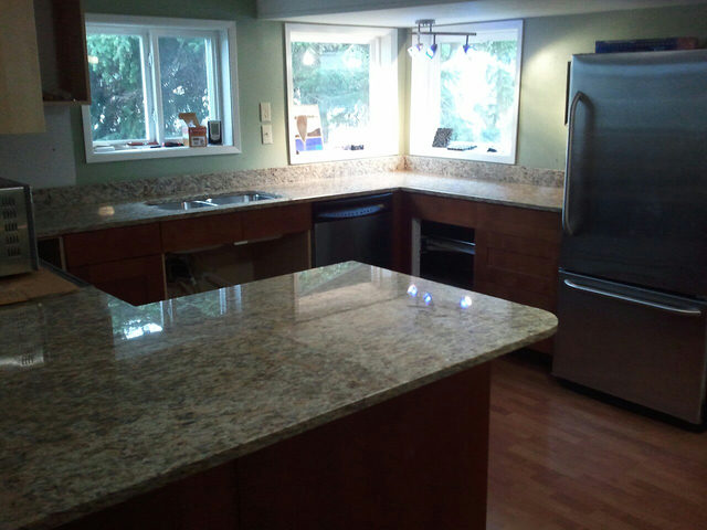 Honed Stone Counter