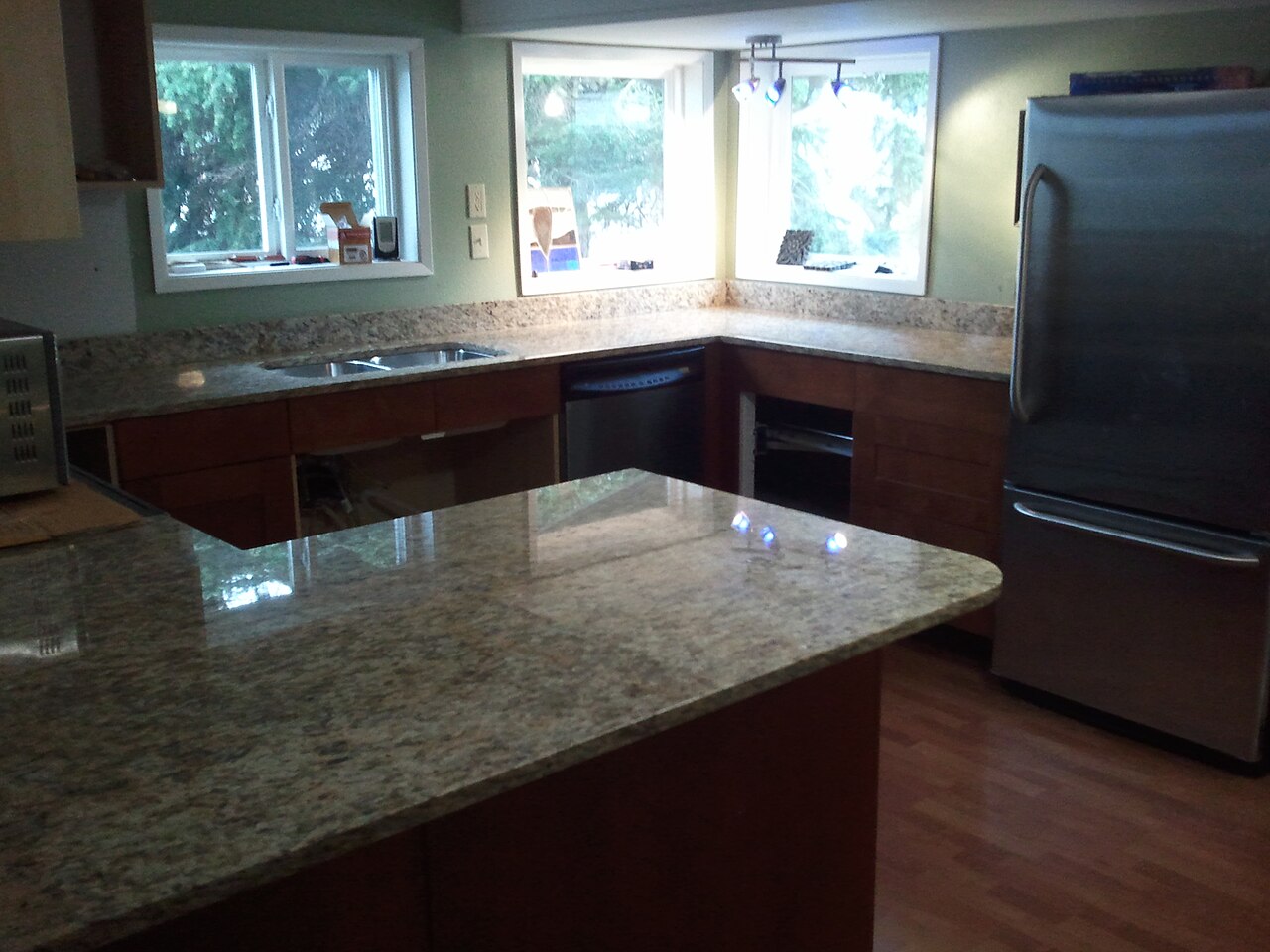 Honed Stone Counter