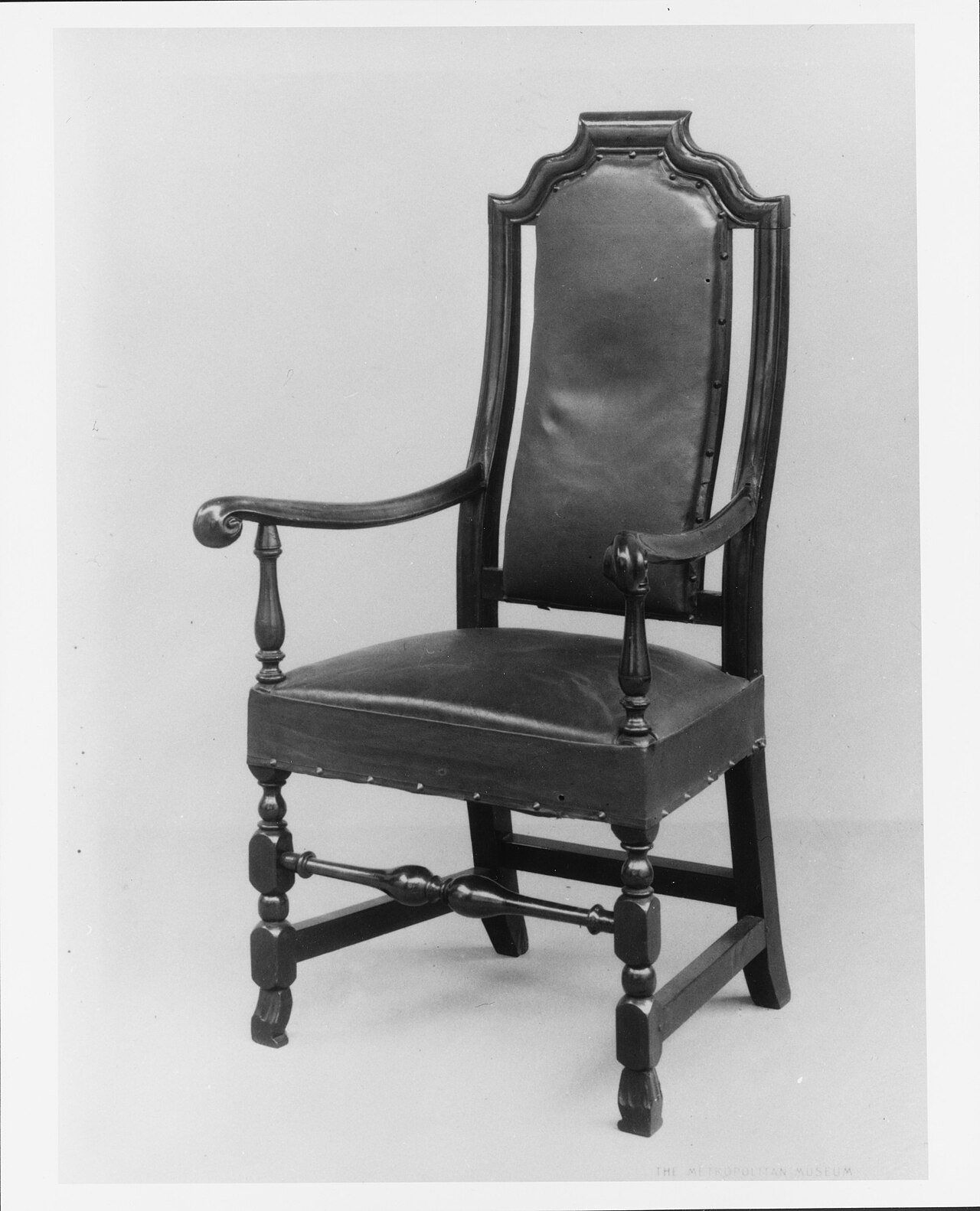 Cognac Leather Armchair